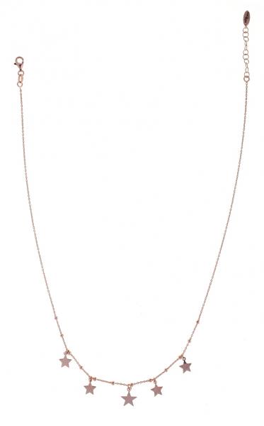Girocollo Prega&Ama in argento925 con 5 stelle - cod.61180