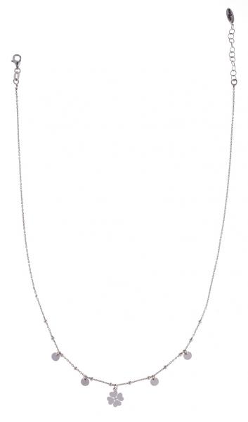 Girocollo Prega&Ama in argento925 con quadrifoglio - cod.61055