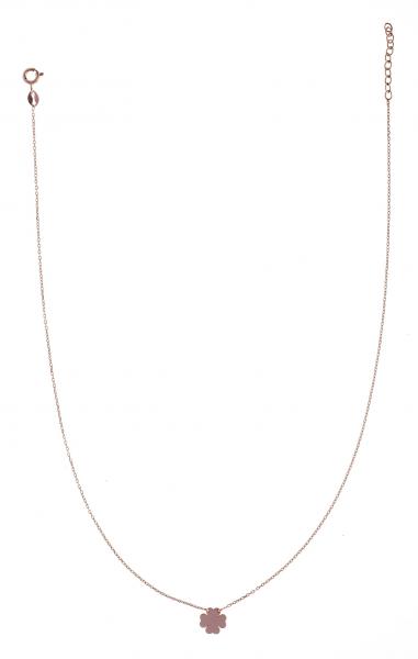 Girocollo Prega&Ama in argento925 con quadrifoglio - cod.61209