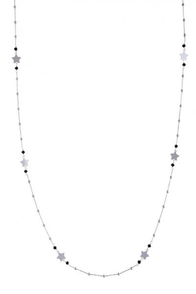 Collana lunga Prega&Ama in argento925 con stelline - 61202