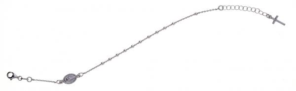 Bracciale rosario pendente Prega&Ama in argento925 - cod.61030